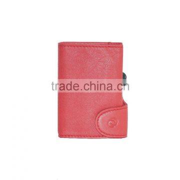RFID blocking id card holder for travel leather passport holder Rubino
