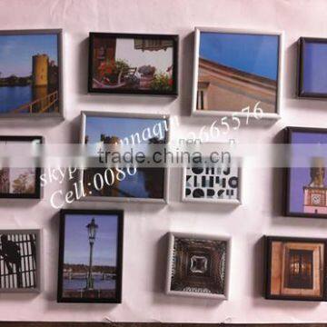 high quality pocture frames wholesale metal photo frame aluminum collage waterproof photo frame