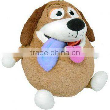 Tummy Stuffers Tan Dog Plush Toy New