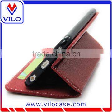 Various Colors Combo Leather Flip Case for Iphone 6s With Card Slot photo-5