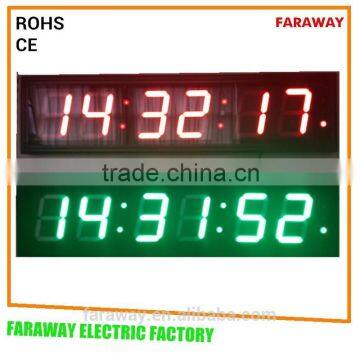 High quality 4" green/red led timer clock for sports, Gym with countup/countdown function