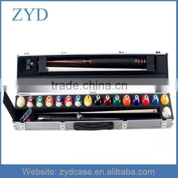 Silver Long Billiard Case Type, Aluminum Patch 3/4 Snooker Cue Case ZYD-HZMpoolc001