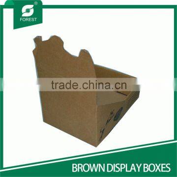BROWN CARDBOARD DISPLAY BOXES WITH CUSTOM LOGO photo-2