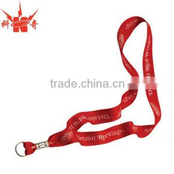 Personalized fashion polyester metal crimps for lanyards