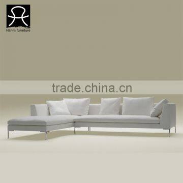 Latest design hall sofa set living room soft upholstery royal sofa bed