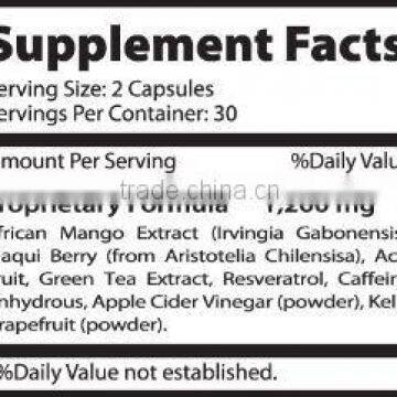 High Quality Dietary Supplement SUPER LEAN With AFRICAN MANGO EXTRACT photo-6