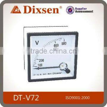 AC Voltmeter 72X72 DE-72 500V DT-V72