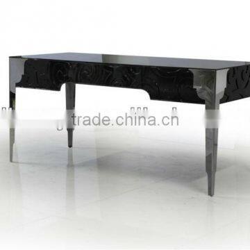 Modern black high glossy writing table (LS-216)