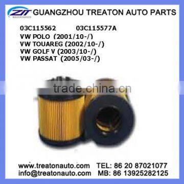 OIL FILTER 03C115562 03C115577A FOR VW POLO 01- TOUAREG 02- GOLF V 03- PASSAT 05-