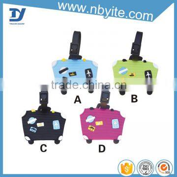 Wholesale Wedding Favor Blank Funny Pvc Cute Gift Popular Cheap Luggage Tags For Sale Online