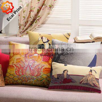 Luxury retail outdoor heat transfer printed pillow