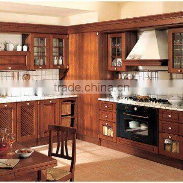 2013 hot sale solid wood kitchen cabinet