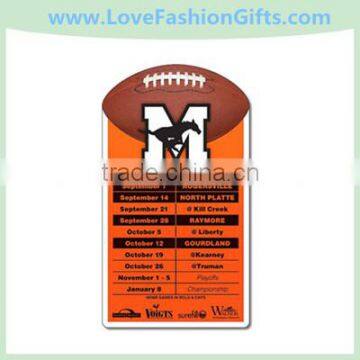 Magnet - Football Topper Shape Rectangle (3.25x5.75) - 20 mil.