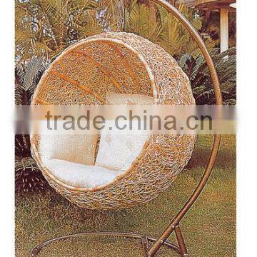 Latest Design Furniture Teap Drop Egg Shape Wicker Swing Chair