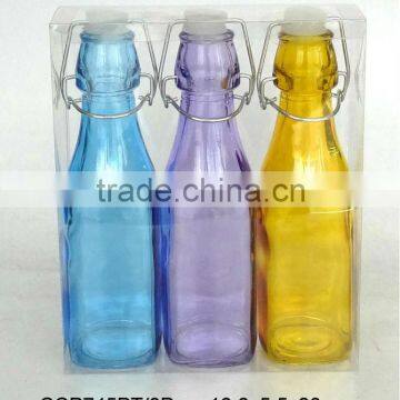 CCP745PT/3P Glass bottle sprayed with color