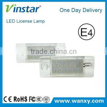 Replacement car bulbs plate light ,auto license plate light,license plate led lamp for Opel