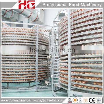 HG series full automatic spiral conveyor toast spiral cooling conveyor