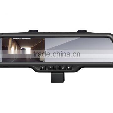 Car DVR rearview mirror 140 degree wide angle lens 1080 P