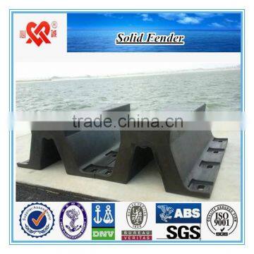 Made in China solid marine super arch fender cylinder type V type D type rubber dock fender