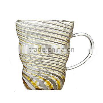 glass mug, glass coffee mug, sublimation glass beer mug