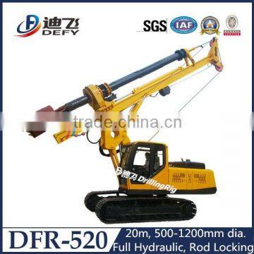 DFR-520 Excavated mounted hydraulic pole drilling machine