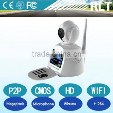 3G wireless video camera H.264 Network video calls/Wifi/P2P/3C smart card/ CMOS Sensor /support iPhone/Android/recording/Alarm