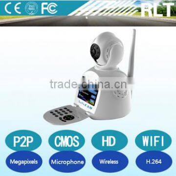 3G Wireless Video Camera H.264 Network Video Calls/Wifi/P2P/3C Smart Card/ CMOS Sensor /support IPhone/Android/recording/Alarm