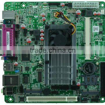Industrial pos mini itx motherboard Atom D525 1.8G dual core four threads POS Queue htpc motherboard M58_A52 DDR3 LVDS ATX PCI