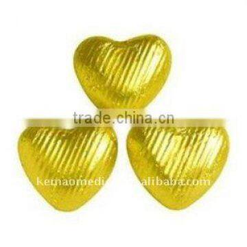 heart chocolate wrapping foil