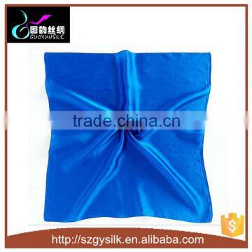 plain color 30*30cm silk scarf