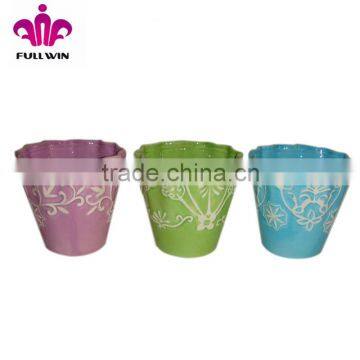 Colored vase ceramic chinese big for decoration