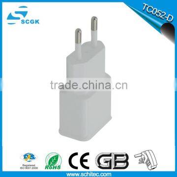 5v 1a mini wall usb travel charger for iPhone/ipad/ipod/ Samsung wholesale on markets