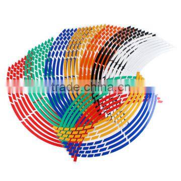 Reflective Wheel Stickers for Motorcycle Rim Stripes 18 Inches Decoration photo-2