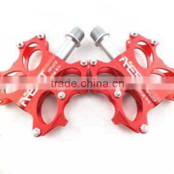 Aluminum alloy Colorful three sealed bearing pedals for MTB and BMX