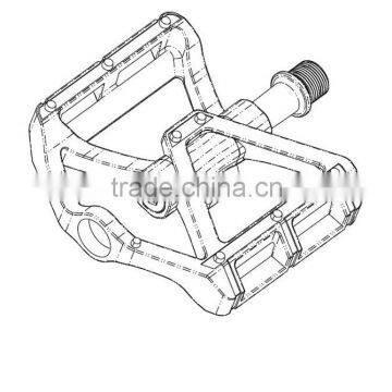 Aluminum Alloy Colorful Sealed Bearing Pedals for MTB and BMX