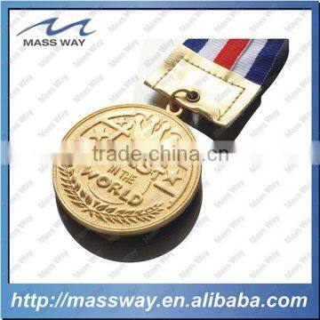 Souvenir Custom Cartoon Metal Epoxy Doming Ribbon Sport Medal photo-5