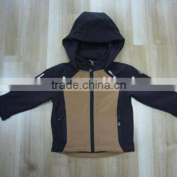 Children's 2-layer Softshell Jacket with Hood