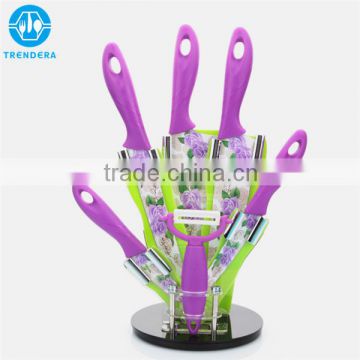 Trendy design 5 pcs stainless steel knife set                        
                                                Quality Choice