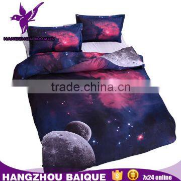 2016 Latest Polyester Microfiber 3D Galaxy Bedding