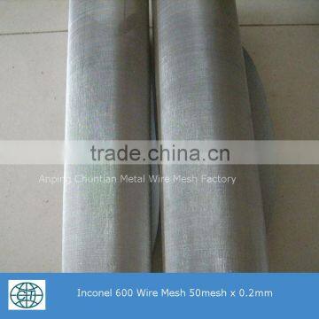 Inconel Woven Wire Mesh 600 601 625 718