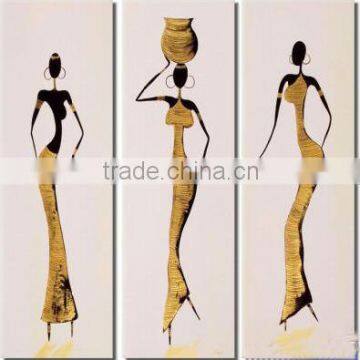 Shut1999 100% handmade nude african women canvas paintings