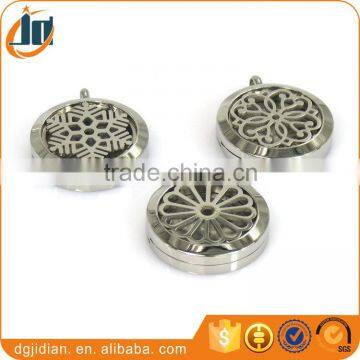 Stainless Steel Perfume Locket Aromatherapy Essential Oil Diffuser Necklace photo-2