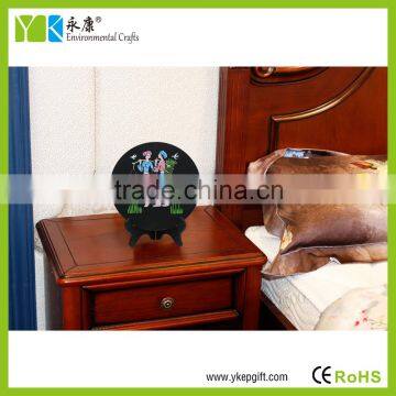 Young Ladies Plate Round Shape Cheap Bulk Personalized Opening Ceremony Gifts photo-6