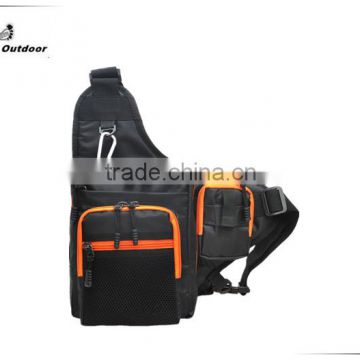 Sports Shoulder Fishing Tackle Bag Crossbody Messenger Sling bag