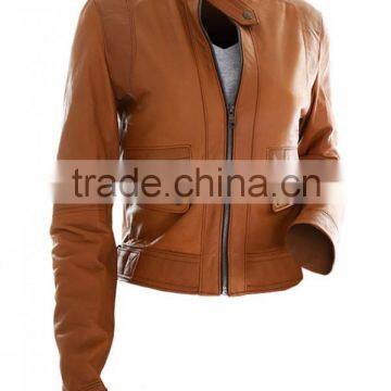 The AVIATOR Ladies Brown Shearling Sheepskin Leather Jacket