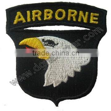 Logo brand embroidery patches