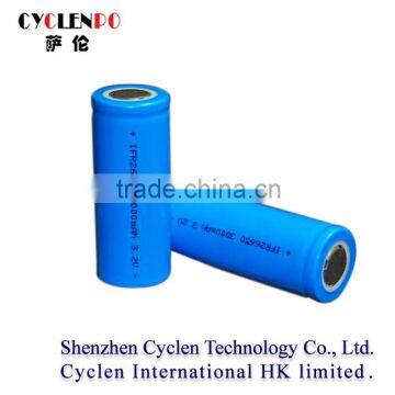 Alibaba China supplier 26650 3.2v lifepo4 battery 3.2v lifepo4 3000mah rechargeable battery with high capacity