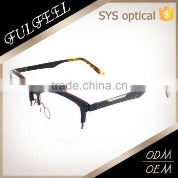 Fashion design high grade light half frame optical glasses frame