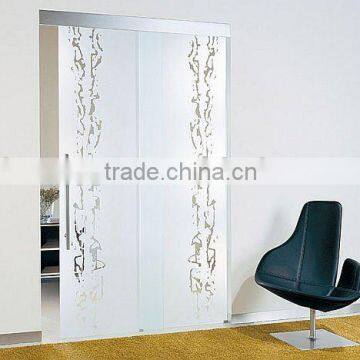 aluminium soft close glass sliding door