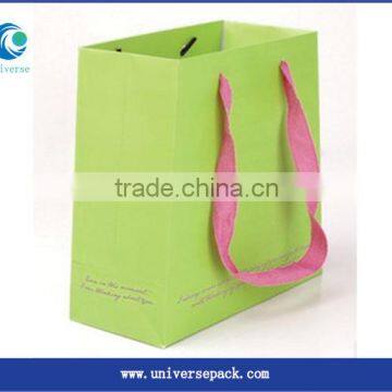 New Design Paper Green Bag Tote Wholesale Bags Durable Export Factory Product